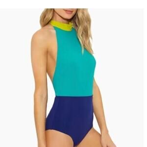 Rita Swimsuit by Flagpole